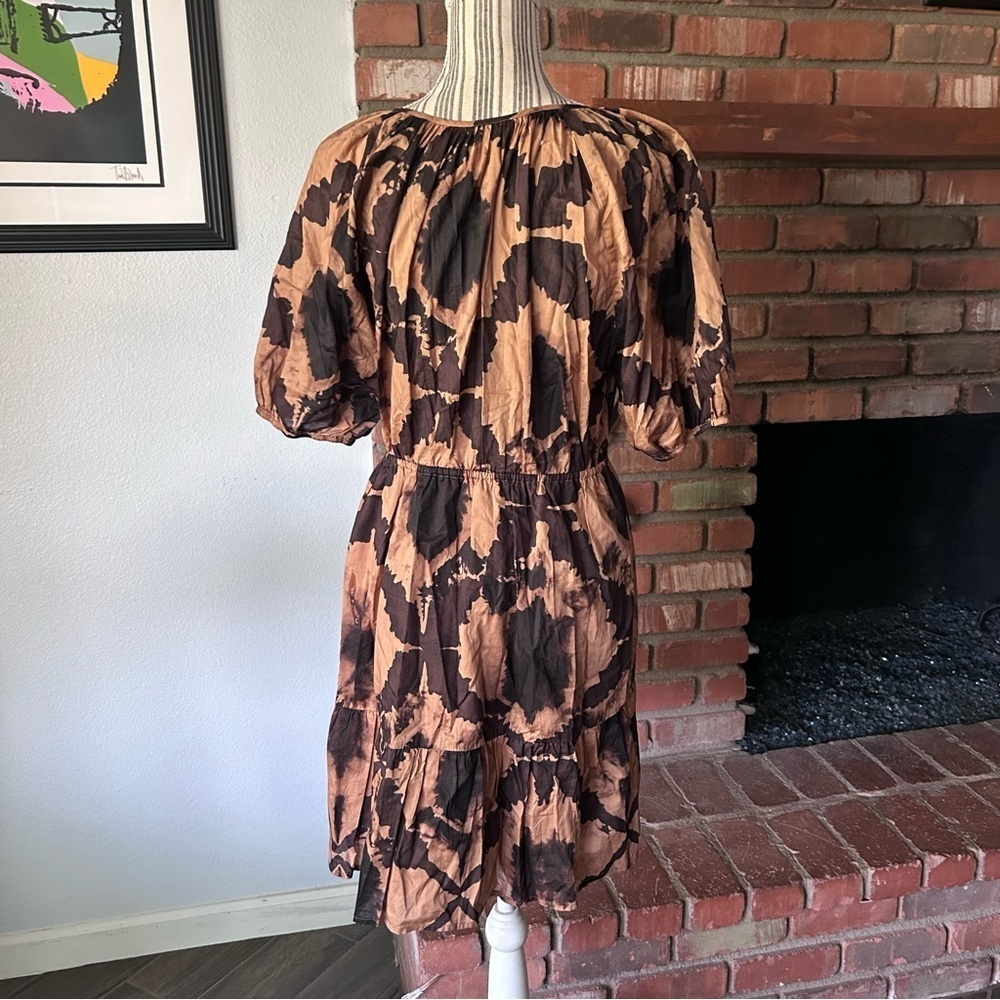 Rails Amabella Mini Dress in Tigers Eye Sz M - Picture 6 of 8